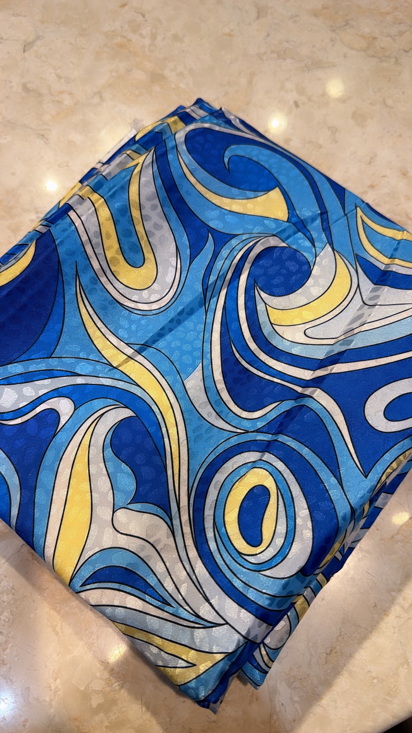 Silk jacquard