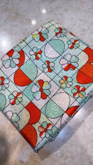 Silk jacquard