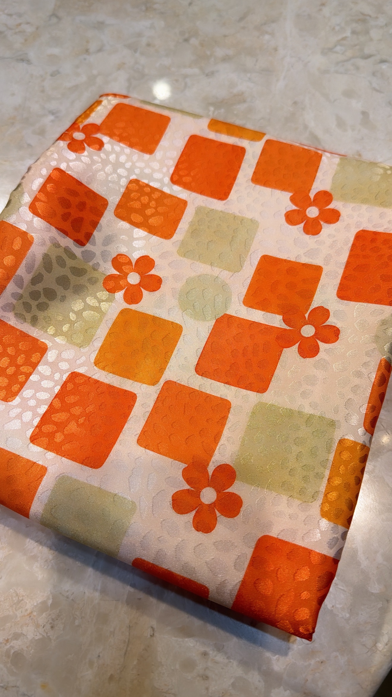 Silk jacquard