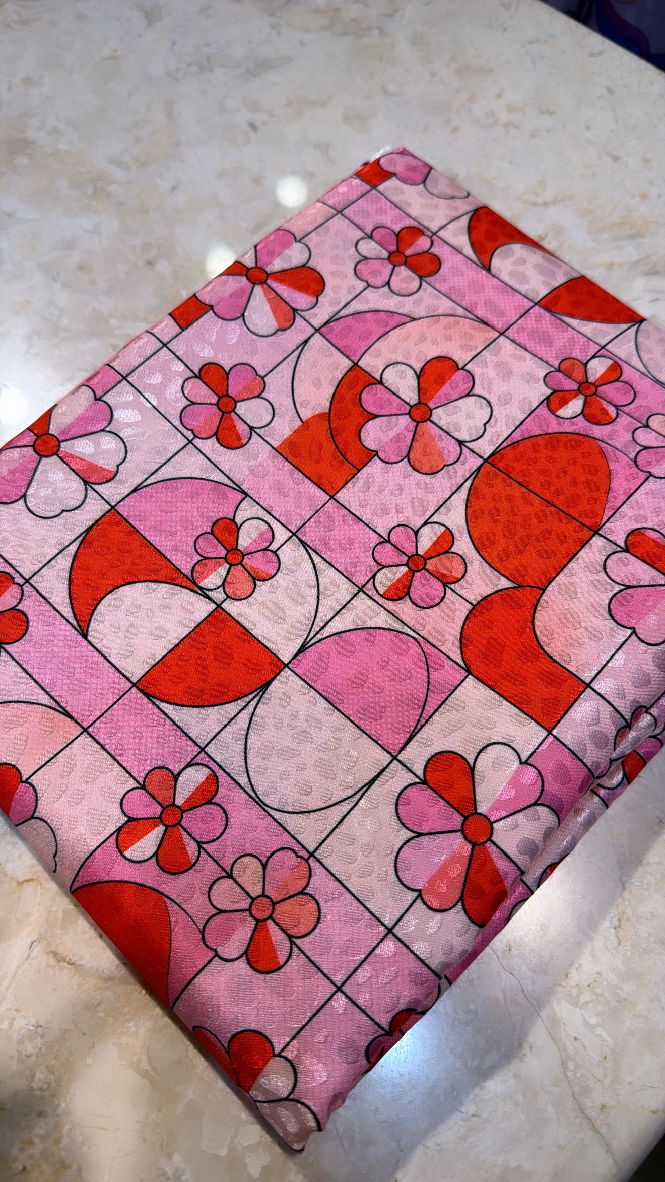 Silk jacquard