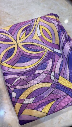 Silk jacquard
