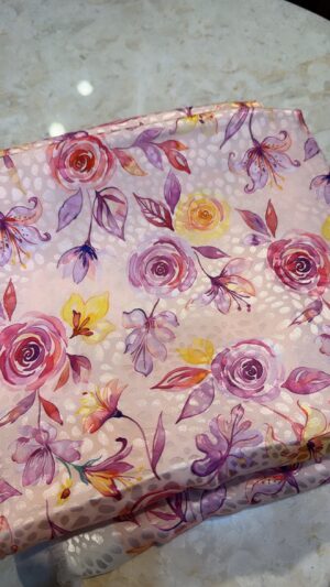 Silk jacquard