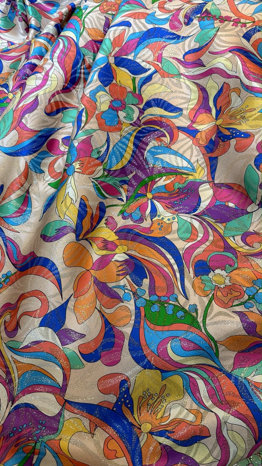 Italian silk lame