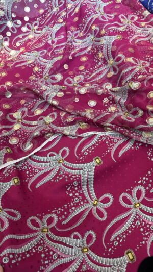Set silk & chiffon