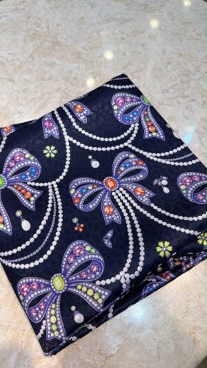 Silk jacquard