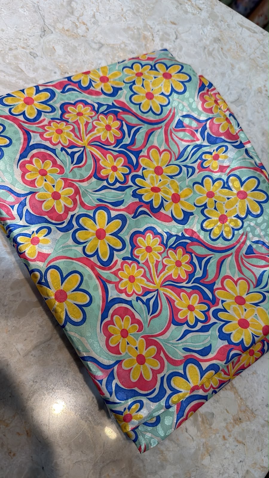 Silk jacquard