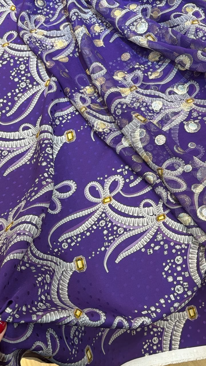 Set silk & chiffon