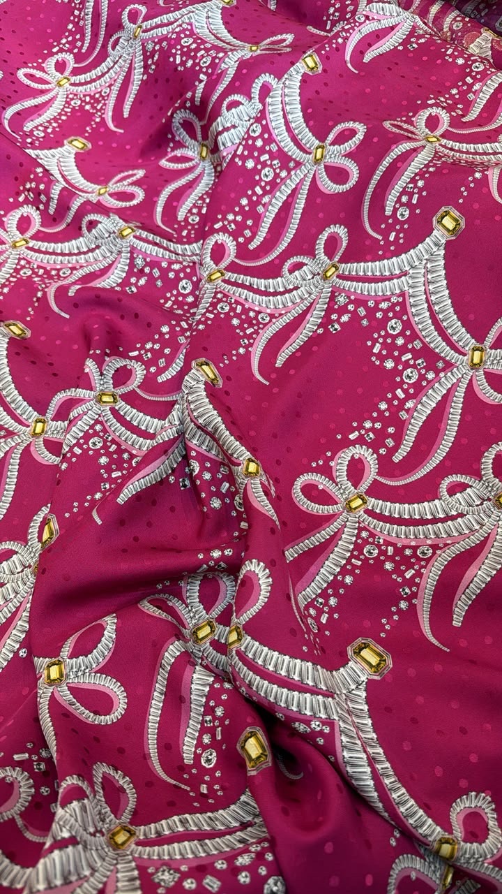 Italian silk Jacqurd