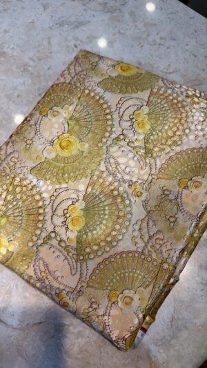 Silk jacquard