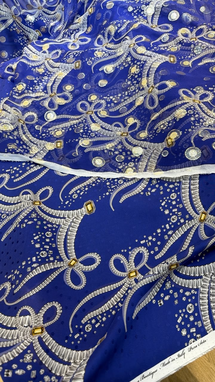 Set silk & chiffon