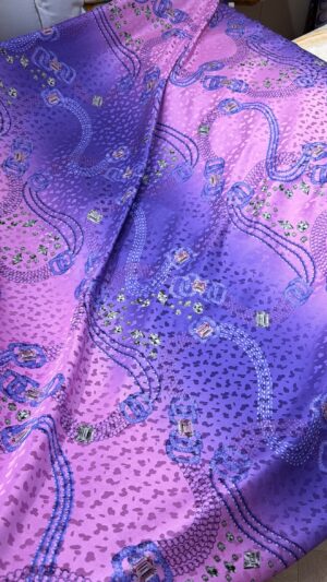 Italian silk Jacqurd