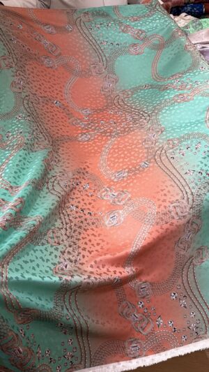 Italian silk Jacqurd