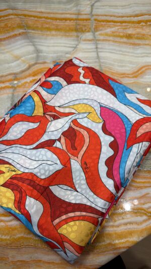 Silk jacquard