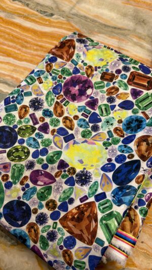 Silk jacquard