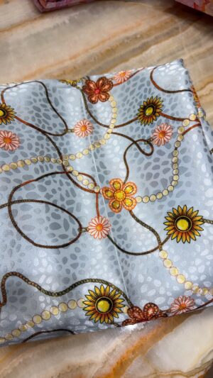 Silk jacquard