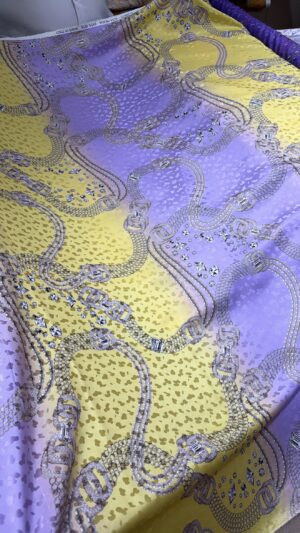 Italian silk Jacqurd
