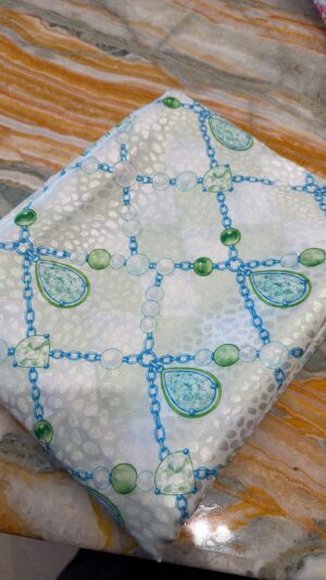 Silk jacquard