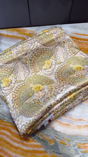 Silk jacquard