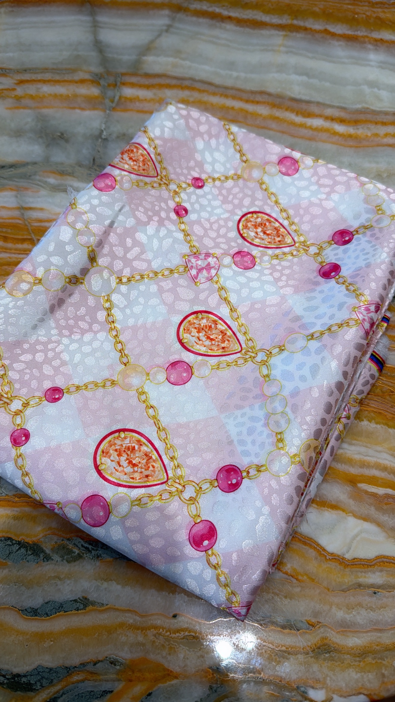 Silk jacquard