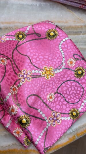 Silk jacquard