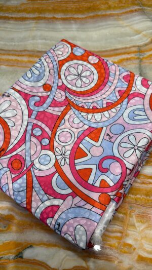 Silk jacquard
