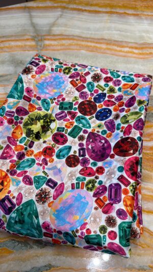Silk jacquard