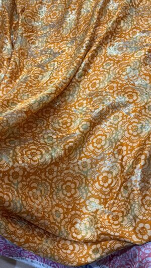 Italian silk jacquard lurex