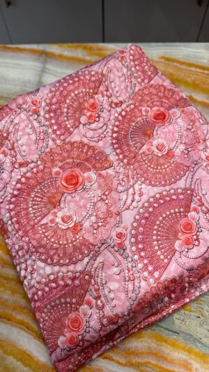 Silk jacquard