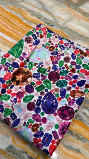 Silk jacquard