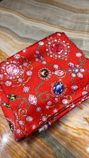 Silk jacquard