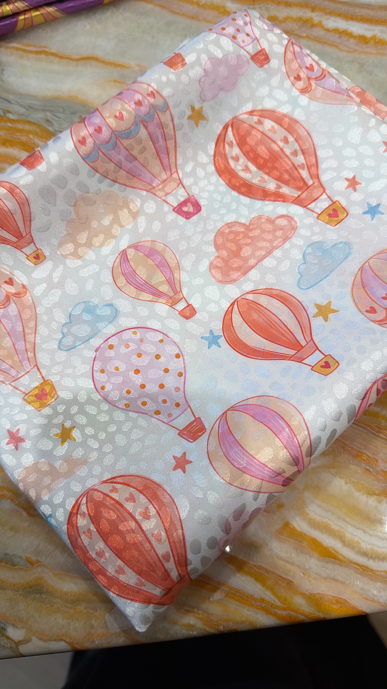 Silk jacquard