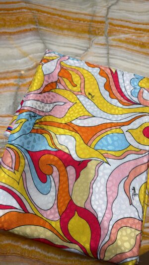 Silk jacquard